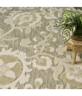 Nourison Aloha Ivory Sage ALH17 9 ft. X 12 ft. Rect. Rug