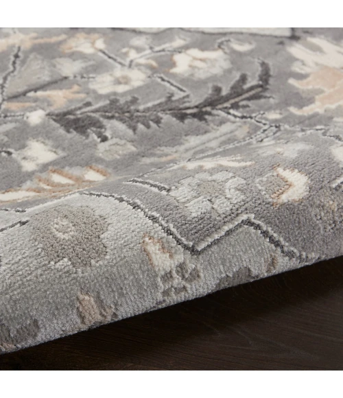 Nourison Elation Area Rug ETN09 Grey 9' x 12'