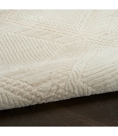 Nourison Serenity Home Ivory SRH11 7 ft. 10 in. X 9 ft. 10 in. Rect. Rug