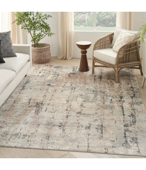 Nourison Quarry Beige Grey QUA01 7 ft. X 10 ft. Rect. Rug