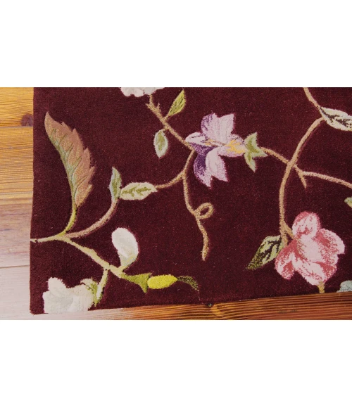 Nourison Home Julian Burgundy JL45 3ft.6in. x 5ft.6in. Rect. Rug