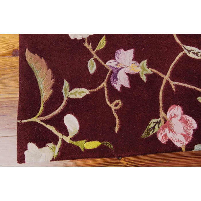 Nourison Home Julian Burgundy JL45 3ft.6in. x 5ft.6in. Rect. Rug