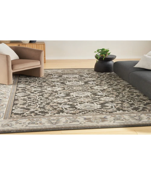 Nourison Serenity Home Ivory Grey Blue SRH02 9 ft. X 12 ft. Rectangle Rug