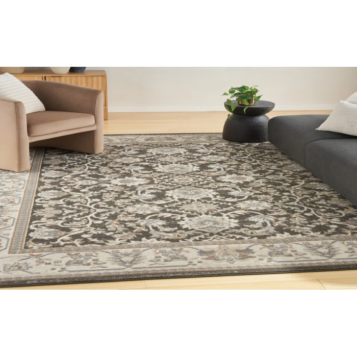 Nourison Serenity Home Ivory Grey Blue SRH02 9 ft. X 12 ft. Rectangle Rug