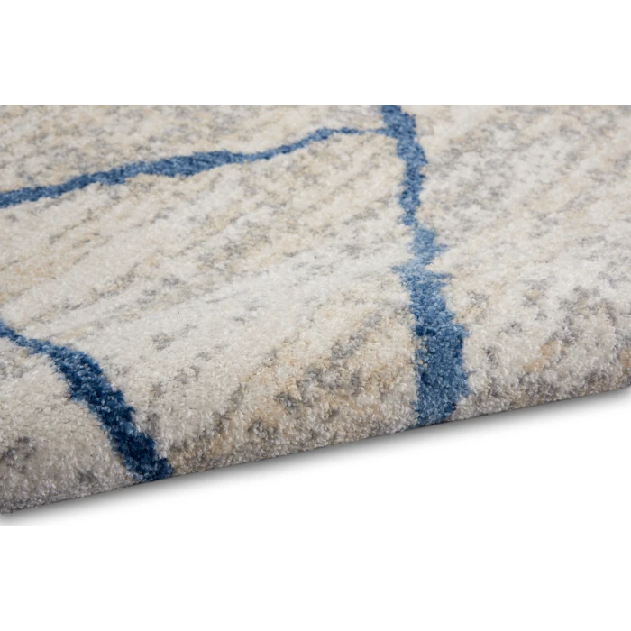 Calvin Klein River Flow Area Rug RFV05 Ivory Blue