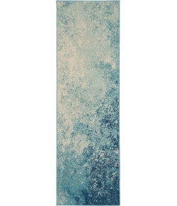 Nourison Home Passion PSN10 Navy Light Blue 1 ft. 10 in. X 6 ft. Area Rug