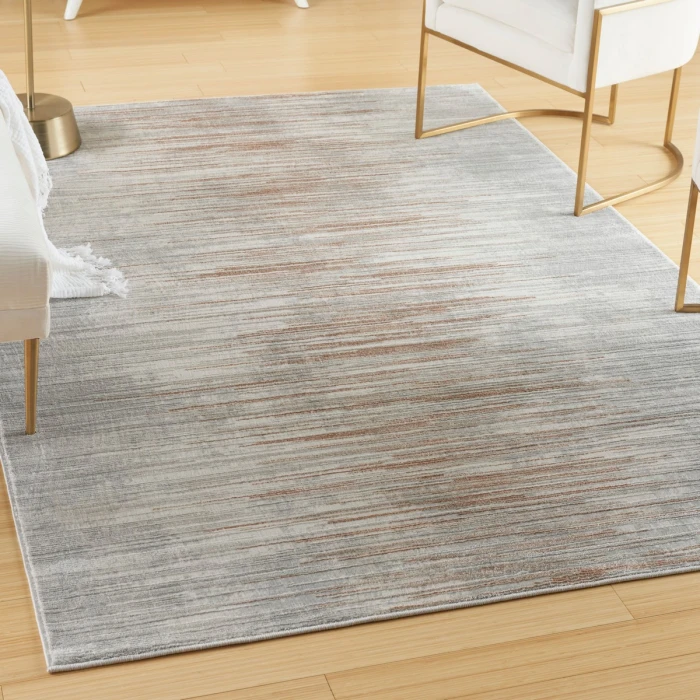 Nourison Home Texture Ivory Grey HMT01 8 ft. X 10 ft. Rect. Rug