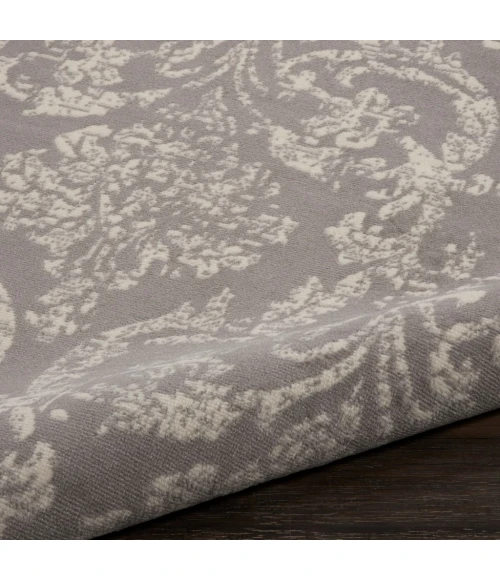 Nourison Jubilant Round Area Rug JUB09-Grey