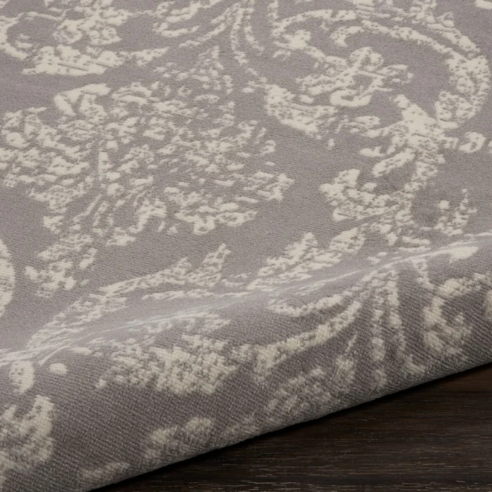 Nourison Jubilant Round Area Rug JUB09-Grey