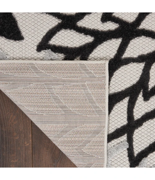 Nourison Aloha Area Rug ALH05 Black White