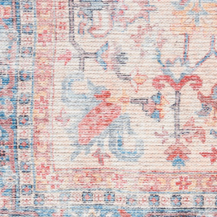 Nicole Curtis Machine Washable Series 1 Area Rug SR104 Blue/Multi