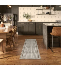 Nourison Home Nordic NRC03 Ivory Grey 2 ft. X 6 ft. Area Rug