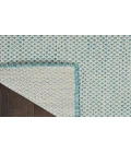 Nourison Courtyard Ivory Aqua COU01 2 ft. 2 in. X 8 ft. Rectangle Rug
