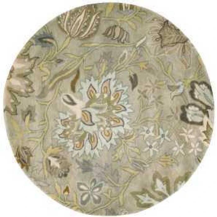 Nourison Jaipur Round Area Rug JA41-Silver