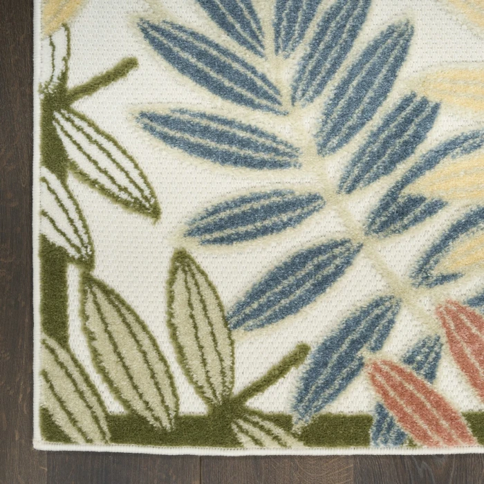 Nourison Aloha Ivory Rose ALH18 2 ft. 8 in. X 4 ft. Rect. Rug