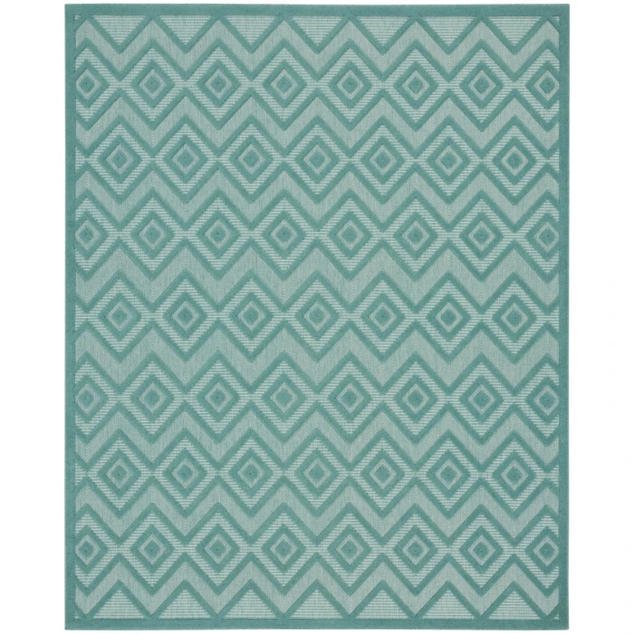 Nourison Versatile Area Rug NRV01 Aqua/Teal