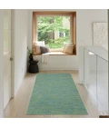 Nourison Washable Solutions Blue/Green WSL01 3 ft. X 5 ft. Rect. Rug