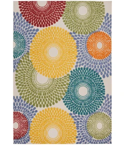 Nourison Home Aloha ALH29 Multicolor 7 ft. X 10 ft. Area Rug