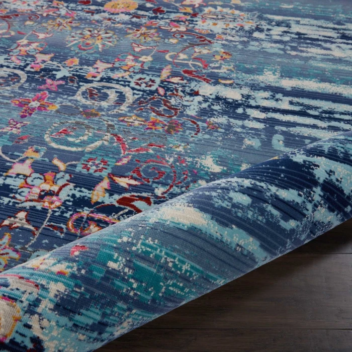 Nourison Vintage Kashan Area Rug VKA02-Blue