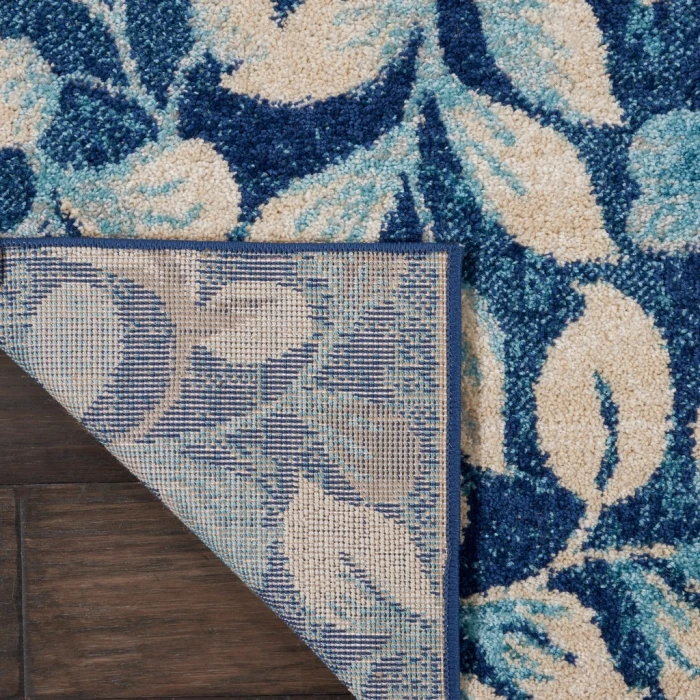 Nourison Tranquil Runner Area Rug TRA03-Navy
