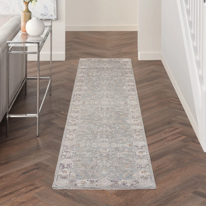 Nourison Infinite Blue Ivory IFT01 10 ft. Rect. Rug