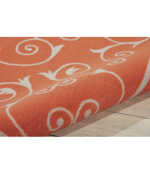 Nourison Home & Garden Area Rug RS019 Orange 10' x 13'
