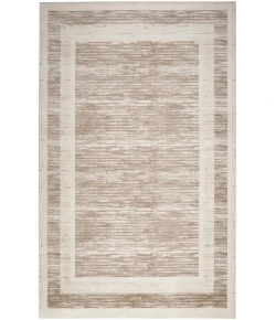 Nourison Home Serenity Home SRH07 Mocha Ivory 5 ft. 3 in. X 7 ft. 3 in. Area Rug