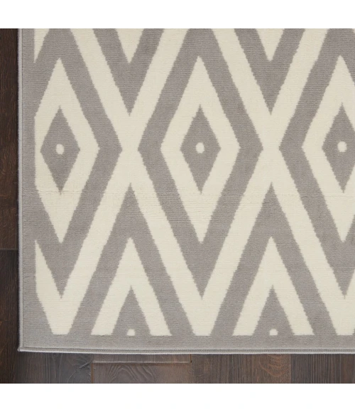 Nourison Grafix Area Rug GRF18-White/Grey