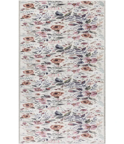 Nourison Nourison Washables Ivory Pink NWB01 2 ft. 2 in. X 10 ft. Rectangle Rug