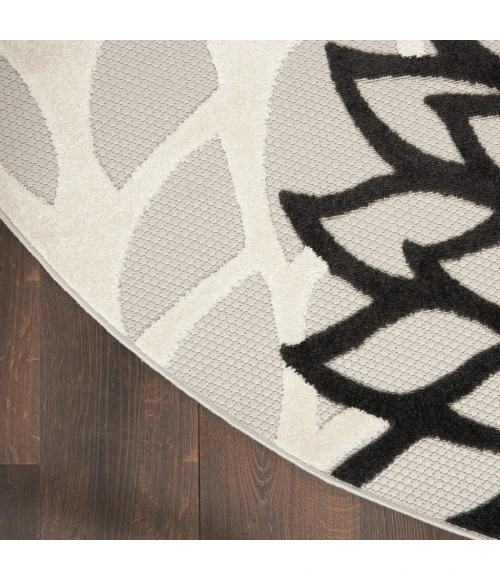 Nourison Aloha Area Rug ALH05-Black White