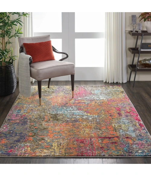 Nourison Celestial Area Rug CES14-Sunset