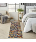 Nourison Home Aloha Blue ALH17 2ft.3in. x 10ft. Rect. Rug