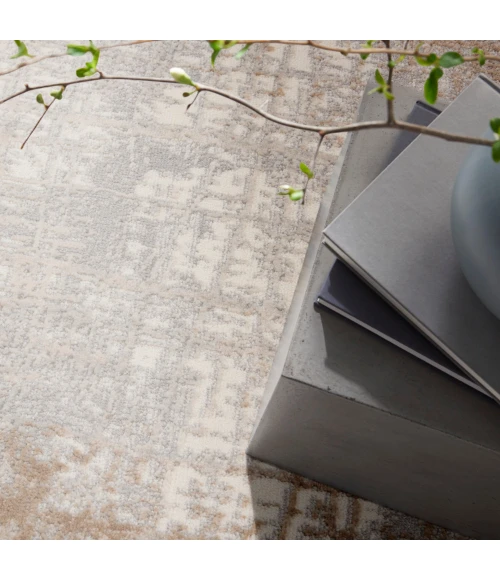 Calvin Klein Rush Area Rug CK950 Ivory/Taupe