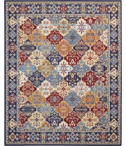 Nourison Home Grafix GRF31 Multicolor 7 ft. 10 in. X 9 ft. 10 in. Area Rug
