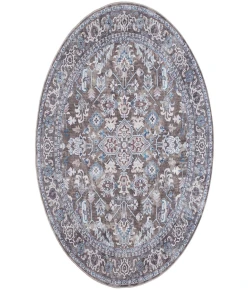 Nourison Home New Concept Washables SR104 Olive Ivory 5 ft. 3 in. Round Area Rug