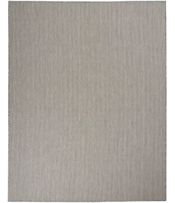 Nourison Home Courtyard COU01 Ivory Charcoal 10 ft. X 14 ft. Area Rug