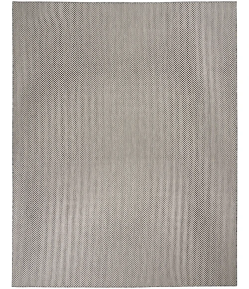 Nourison Courtyard Area Rug COU01 Ivory/Charcoal