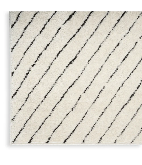 Nourison Modern Comfort Ivory Black MNC01 9 ft. X 12 ft. Rect. Rug