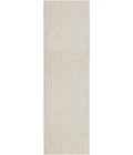 Nourison Natural Texture Ivory Beige NTX01 2ft.2in. x 12ft. Rect. Rug