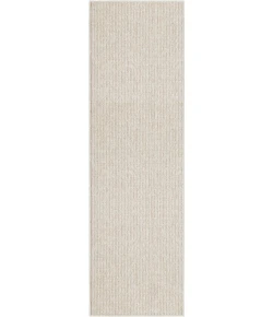 Nourison Natural Texture Ivory Beige NTX01 2ft.2in. x 12ft. Rect. Rug
