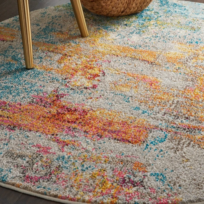 Nourison Celestial Round Area Rug CES02-Sealife