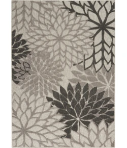 Nourison Home Aloha ALH05 Silver Grey 6 ft. X 9 ft. Area Rug