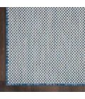 Nourison Courtyard Area Rug COU01 Ivory Blue 3' x 5'