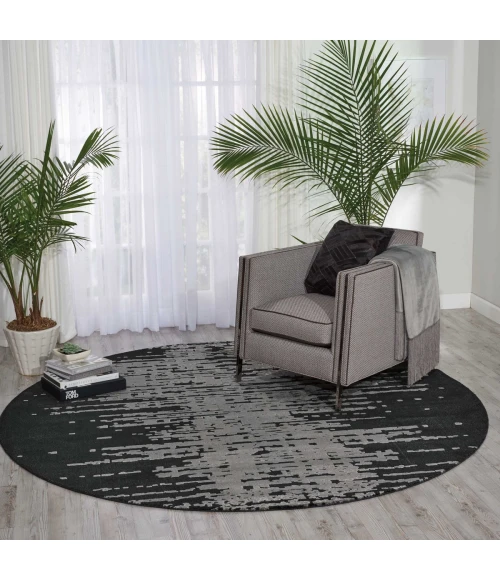 Nourison Twilight Round Area Rug TWI11 Flint 8' Round