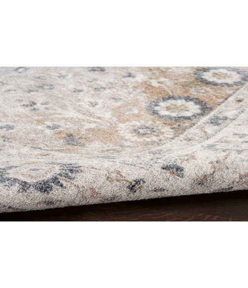 Nourison Astra Machine Washable Silver Taupe ASW16 4 ft. X 6 ft. Rectangle Rug