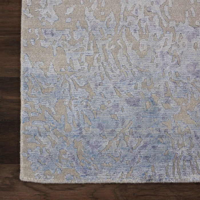 Nourison Silk Shadows Grey Blue SHA18 2 ft. X 3 ft. Rect. Rug