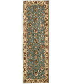 Nourison Home Living Treasures LI05 Aqua 2 ft. 6 in. X 8 ft. Area Rug