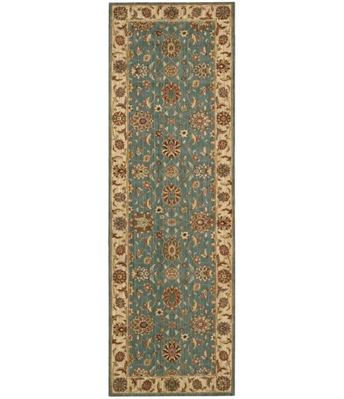 Nourison Living Treasures Runner Area Rug LI05-Aqua