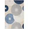 Nourison Home Aloha ALH29 Blue Grey 5 ft. 3 in. X 7 ft. 5 in. Area Rug