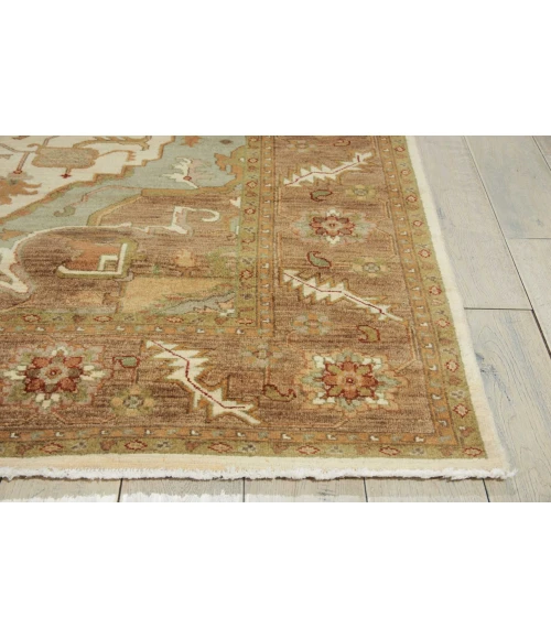 Nourison Home Legend Beige LD01 7ft.9in. x 9ft.9in. Rect. Rug